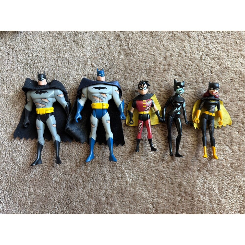 2002 DC Comics Spectrum of the Bat Battle Scars Batman Robin Cat Woman Bat Girl